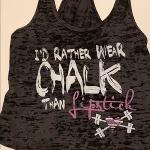 Woman’s racer back CrossFit tank